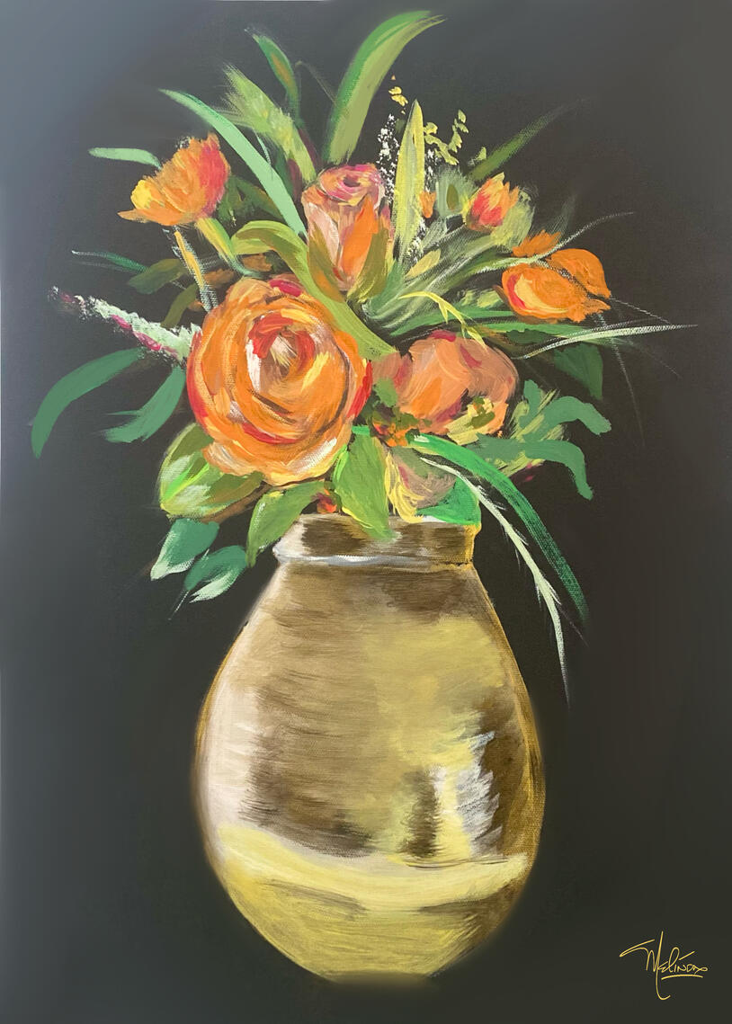 Floral Oil Painting